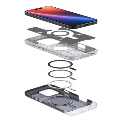 Puzdro Spigen Classic C1 MagSafe pre iPhone 16 Pro Max grafitové - 14