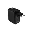 Mobile Origin PW20 65 W GaN sieťová nabíjačka s displejom, 2× USB-C a USB-A, čierna thumbnail