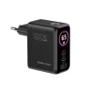 Mobile Origin PW20 65 W GaN sieťová nabíjačka s displejom, 2× USB-C a USB-A, čierna thumbnail