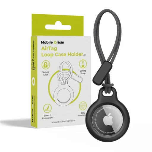Mobile Origin AirTag Loop Case Holder A1 držiak, čierny - 1