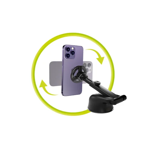 Mobile Origin MO8 magnetický držiak na telefón do auta, kompatibilný s MagSafe, čierny - 11