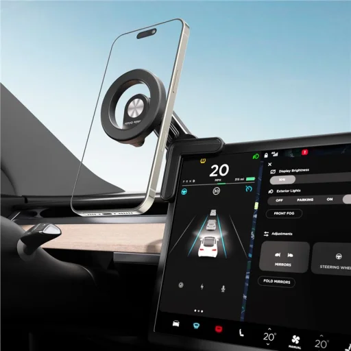 Mobile Origin MO20 magnetický držiak telefónu na roh displeja pre vozidlá Škoda, čierny - 4