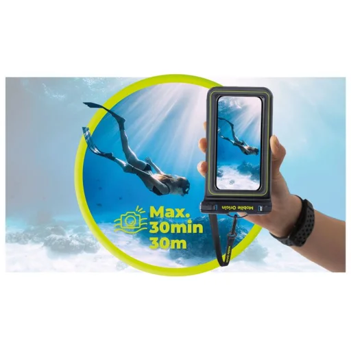 Mobile Origin vodotesné, plávajúce puzdro 6,8", čierne/oranžové - 4