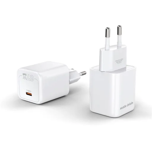 Mobile Origin GaN 67 W Super Charger jednoportová USB-C PW6 sieťová nabíjačka, biela - 8