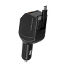 Mobile Origin CA22 90W autonabíjačka s konektormi USB-C a USB-A, 2 ks USB-C káblov, čierna thumbnail
