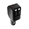 Mobile Origin CA22 90W autonabíjačka s konektormi USB-C a USB-A, 2 ks USB-C káblov, čierna thumbnail