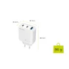 Mobile Origin GaN 40W sieťová nabíjačka MO13 biela, 1 USB-A a 2 USB-C thumbnail