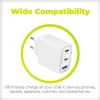 Mobile Origin GaN 40W fali töltő MO13 fehér, 1 USB-A és 2 USB-C thumbnail