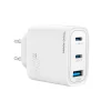 Mobile Origin GaN 40W fali töltő MO13 fehér, 1 USB-A és 2 USB-C thumbnail