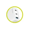 Mobile Origin GaN 40W fali töltő MO13 fehér, 1 USB-A és 2 USB-C thumbnail