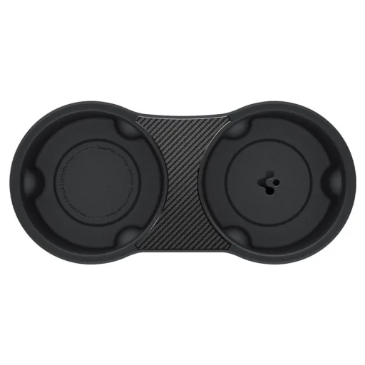 Spigen vložka do držiaka na poháre pre stredovú konzolu Tesla, čierna – Model Y/3 (2021/2022) - 6