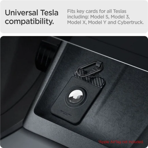 Spigen Tesla Card Holder Air Fit puzdro na karty pre Tesla Key Card a AirTag, 2 ks - 3