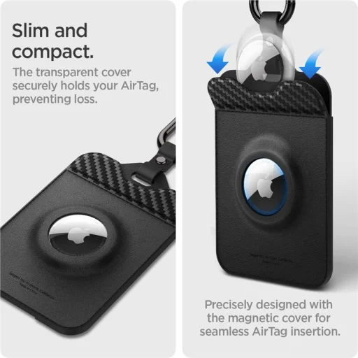 Spigen Tesla Card Holder Air Fit puzdro na karty pre Tesla Key Card a AirTag, 2 ks - 20