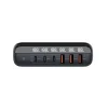 Mobile Origin PW12 GaN 140W cestovná nabíjacia stanica s EU/UK/US adaptérmi, 3x USB-C + 3x USB-A thumbnail