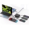 Mobile Origin PW12 GaN 140W cestovná nabíjacia stanica s EU/UK/US adaptérmi, 3x USB-C + 3x USB-A thumbnail