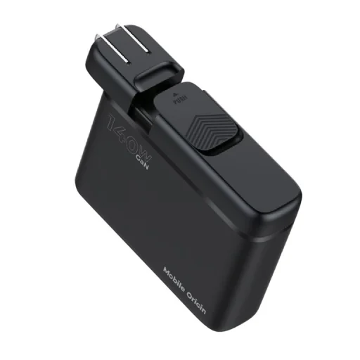 Mobile Origin PW12 GaN 140W cestovná nabíjacia stanica s EU/UK/US adaptérmi, 3x USB-C + 3x USB-A - 2