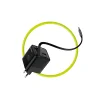 Mobile Origin 65 W-os GaN PW2 kijelzős hálózati töltő felcsévélhető USB-C kábellel, USB-C és USB-A csatlakozóval thumbnail