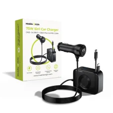 Mobile Origin CA23 75 W-os 5 az 1-ben autós töltő, fekete
