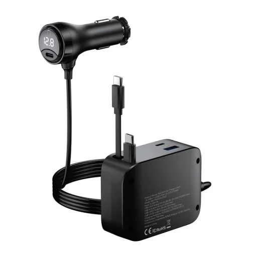 Mobile Origin CA23 75 W 5 v 1 autonabíjačka, čierna - 2
