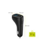 Mobile Origin CA25 100 W nabíjačka do auta 2× USB-C a USB-A, čierna thumbnail