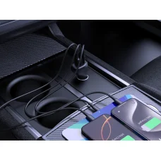 Mobile Origin CA25 100 W autós töltő 2× USB-C és USB-A, fekete