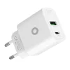Mobile Origin PD20W MO12 20 W-os hálózati töltő USB-A és USB-C csatlakozóval, fehér thumbnail