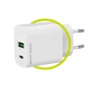 Mobile Origin PD20W MO12 20 W-os hálózati töltő USB-A és USB-C csatlakozóval, fehér thumbnail