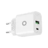 Mobile Origin PD20W MO12 20 W-os hálózati töltő USB-A és USB-C csatlakozóval, fehér thumbnail
