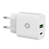 Mobile Origin PD20W MO12 20 W-os hálózati töltő USB-A és USB-C csatlakozóval, fehér thumbnail