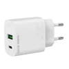 Mobile Origin PD20W MO12 20 W sieťová nabíjačka s konektorom USB-A a USB-C, biela thumbnail