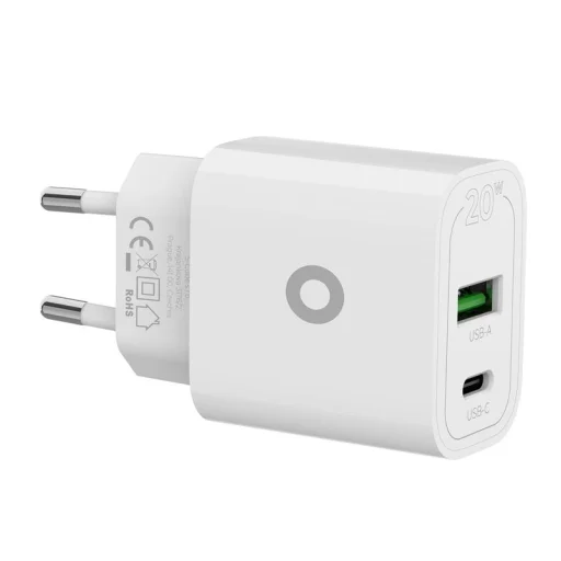 Mobile Origin PD20W MO12 20 W sieťová nabíjačka s konektorom USB-A a USB-C, biela - 15