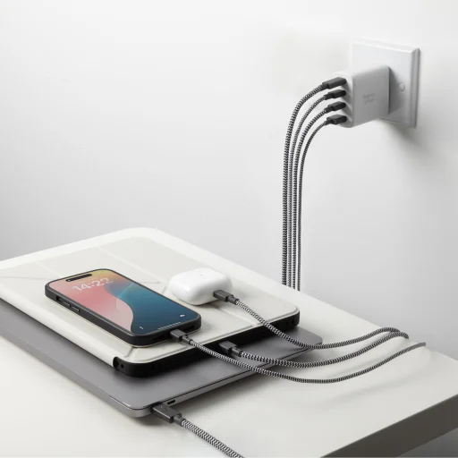 Native Union Fast GaN Charger PD 100W sieťová nabíjačka, biela - 3