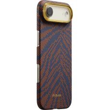  iPhone Air Égő narancssárga Pitaka Edge Case Breath of Veins tok