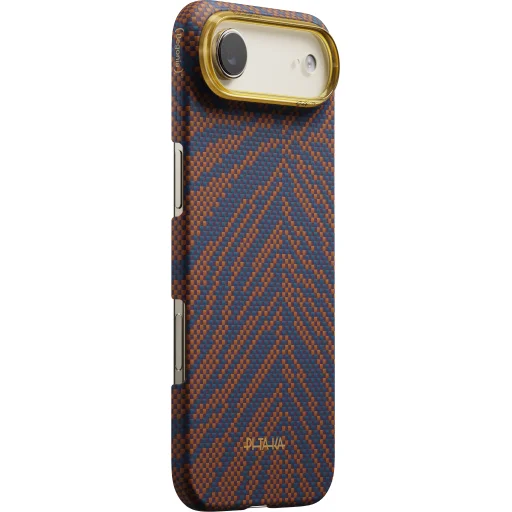 Pitaka Edge Case Breath of Veins ohnivo oranžový kryt pre iPhone Air - 1