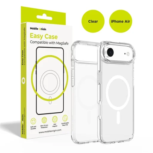 Mobile Origin Easy Hybrid MagSafe priehľadný kryt pre iPhone Air - 1