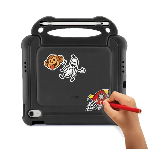 Pipetto Activity Case detské puzdro na iPad, čierne – iPad (A16) / iPad (2022) - 15