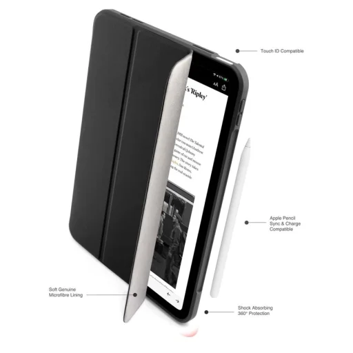 Pipetto Origami No7 Tri-Folio puzdro čierne pre iPad (A16) a iPad (2022) - 9