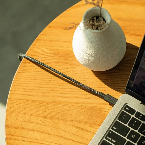 Native Union Belt Cable XL USB-C – USB-C kábel, 3 m, vesmírna - 3