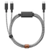 Native Union Belt Cable 2 v 1 kábel USB-C na USB-C, 2 m, zebra thumbnail