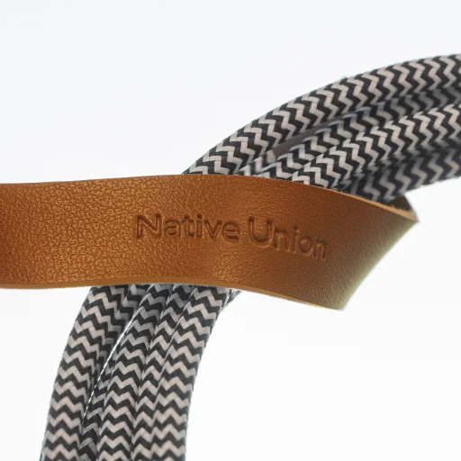Native Union Belt Cable XL (USB-C - USB-C) 3m, zebra - 3