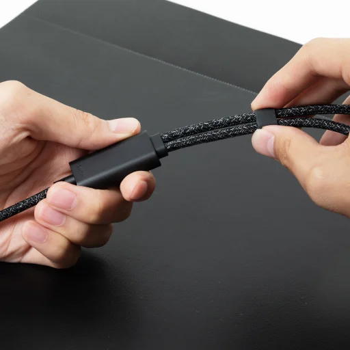 Native Union Belt Cable 2 v 1 kábel USB-C – USB-C, 2 m, kozmosz - 6