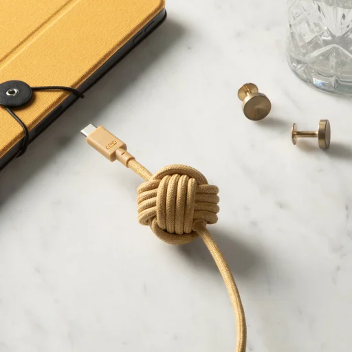Native Union Anchor kábel USB-C – USB-C 3 m, kraft hnedá - 4