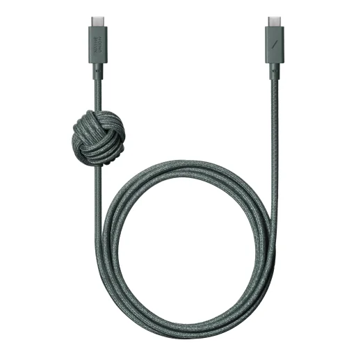 Native Union Anchor USB-C – USB-C kábel, 3 m, zelený - 1