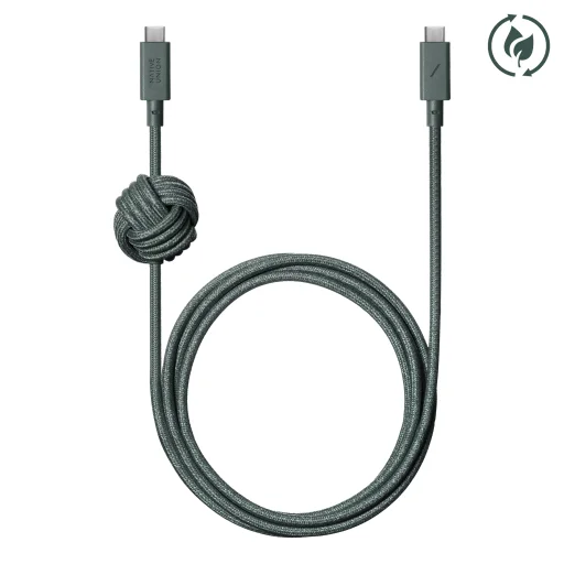Native Union Anchor USB-C – USB-C kábel, 3 m, zelený - 3