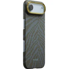  Apple iPhone Air búvárzöld Pitaka Edge Case Breath of Veins telefontok