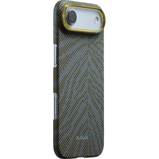 Puzdro na Apple iPhone Air Pitaka Edge Case Breath of Veins potápačská zelená - 1