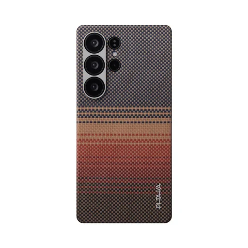Samsung Galaxy S25 Ultra Pitaka Tactile Woven puzdro západ slnka - 1