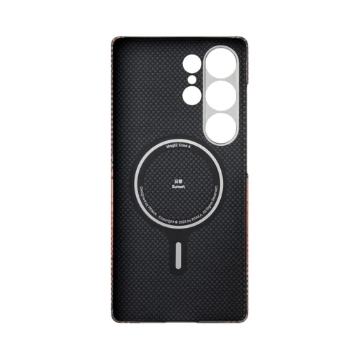 Samsung Galaxy S25 Ultra Pitaka Tactile Woven puzdro západ slnka - 2