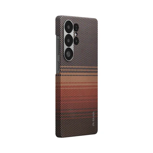 Samsung Galaxy S25 Ultra Pitaka Tactile Woven puzdro západ slnka - 3