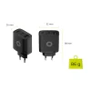 Mobile Origin GaN 40W MO13 sieťová nabíjačka čierna, 1 USB-A a 2 USB-C thumbnail